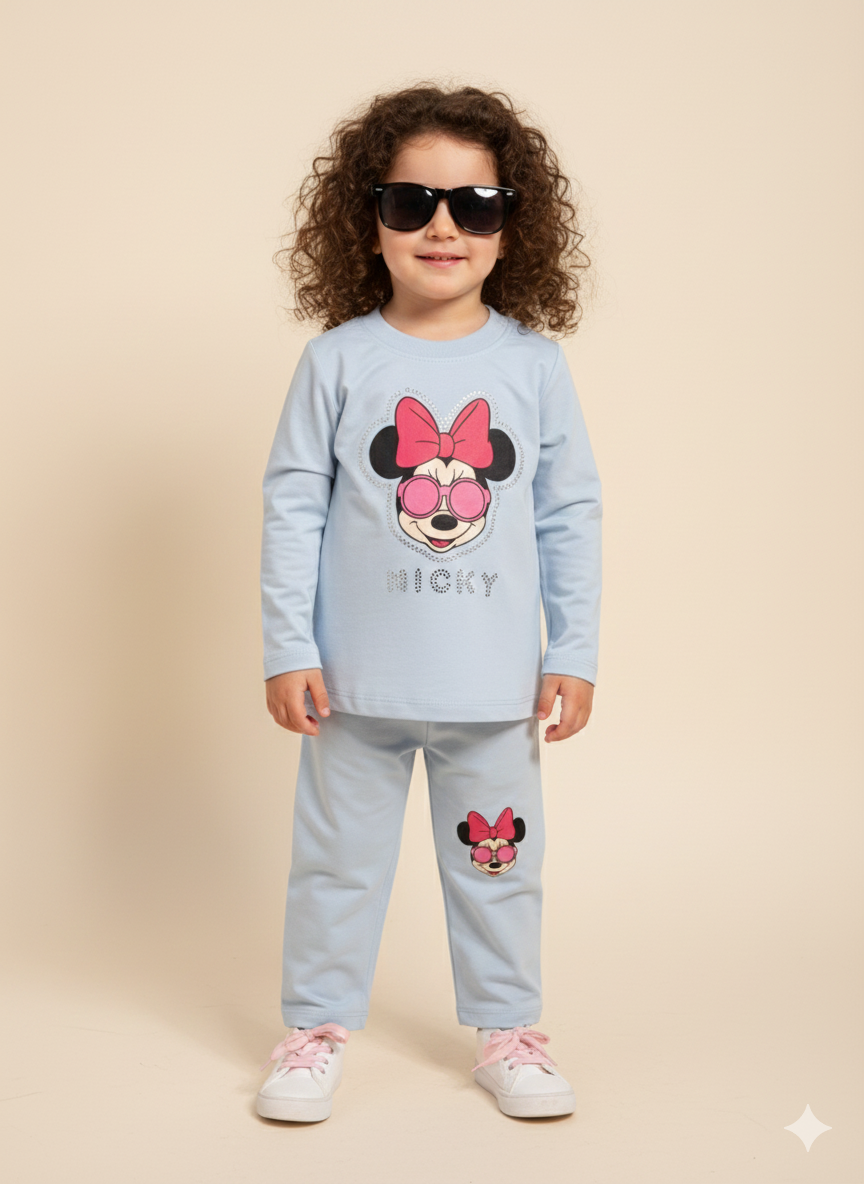 Happy Mickey Baby Set - Winter - Girl Suit