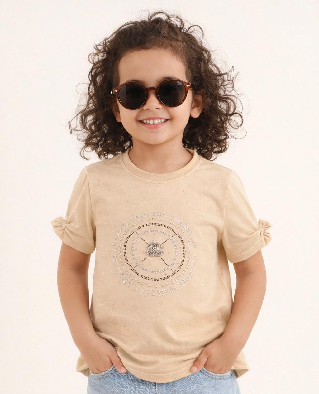 Sweet Petals Cotton Girls Tee