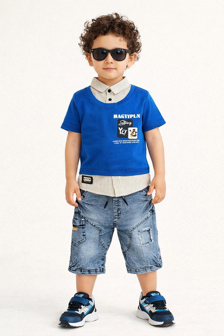 Modern Style Two-Piece Boys Outfit