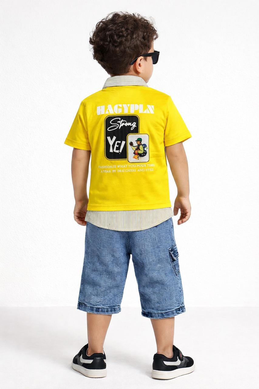 Modern Style Two-Piece Boys Outfit