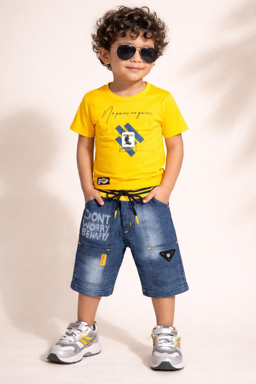 Mini Boss Premium Kids Suit - problem in yellow color