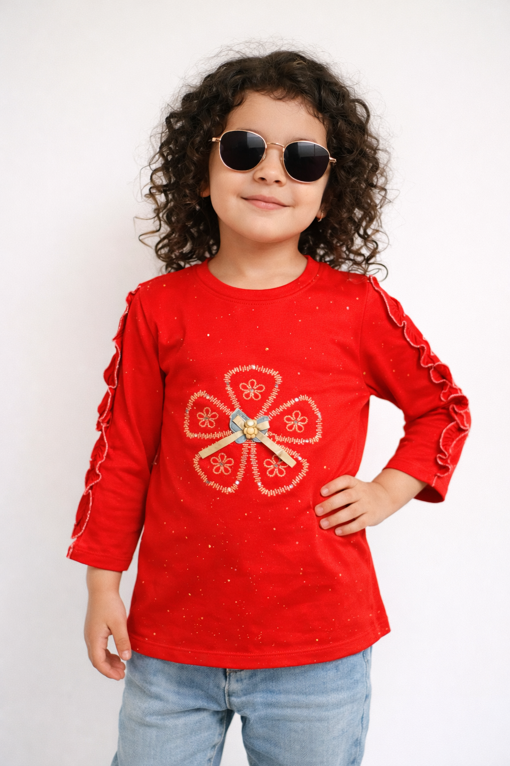 Flower Dreams Baby Outfit - Girl T-Shirt