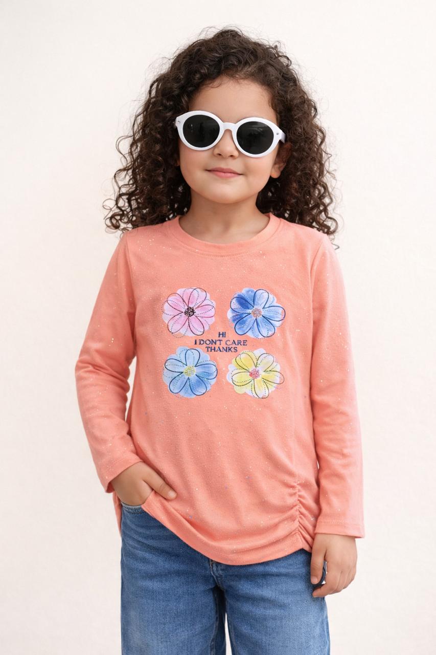Soft Flower Tee - Girl T-Shirt
