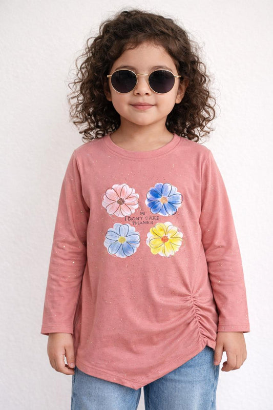 Soft Flower Tee - Girl T-Shirt