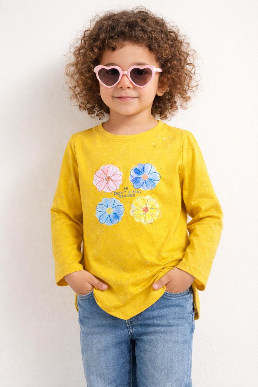 Soft Flower Tee - Girl T-Shirt