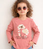 Flower Print Girls T-Shirt