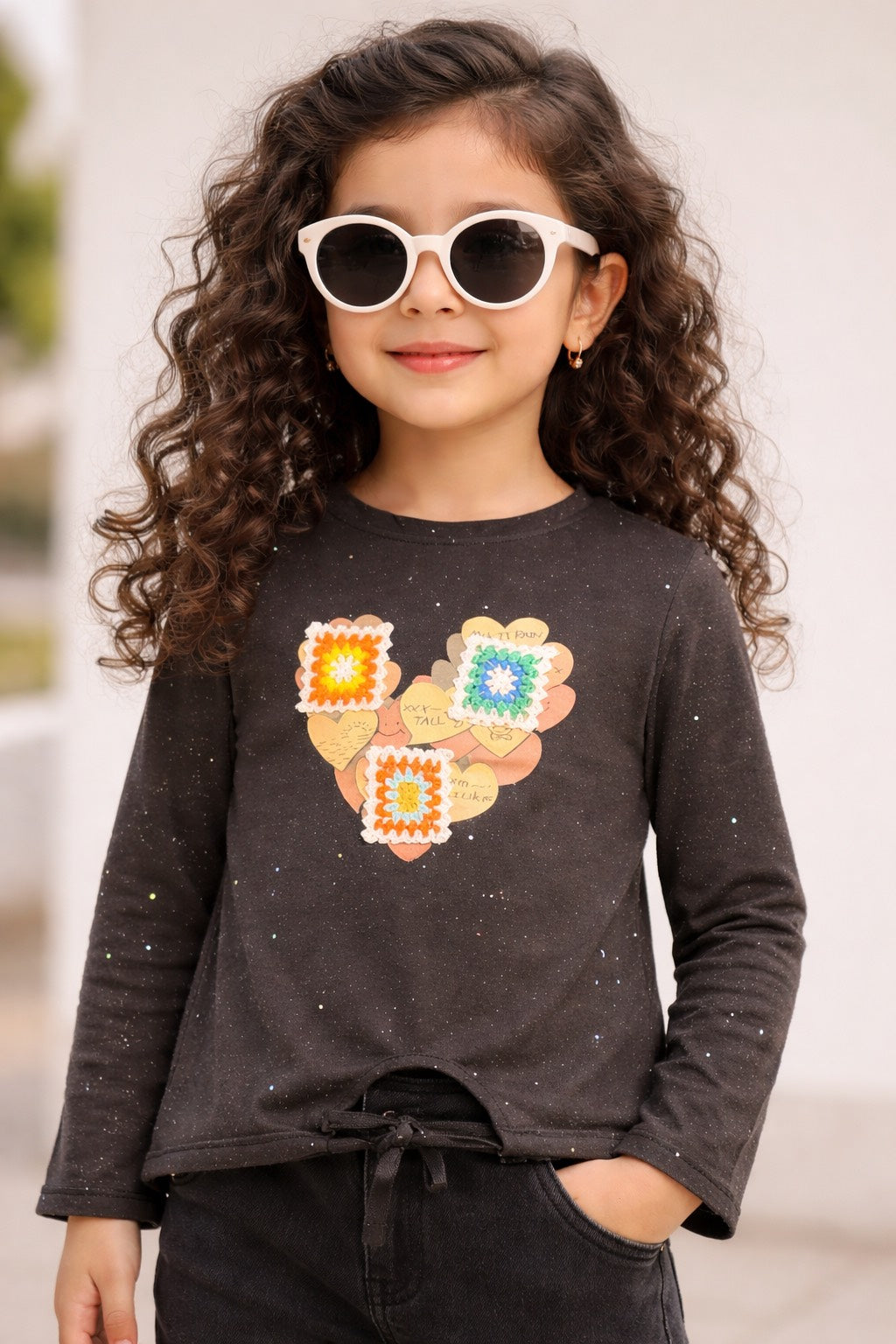 Elegant Little Bloom – Girl T-Shirt
