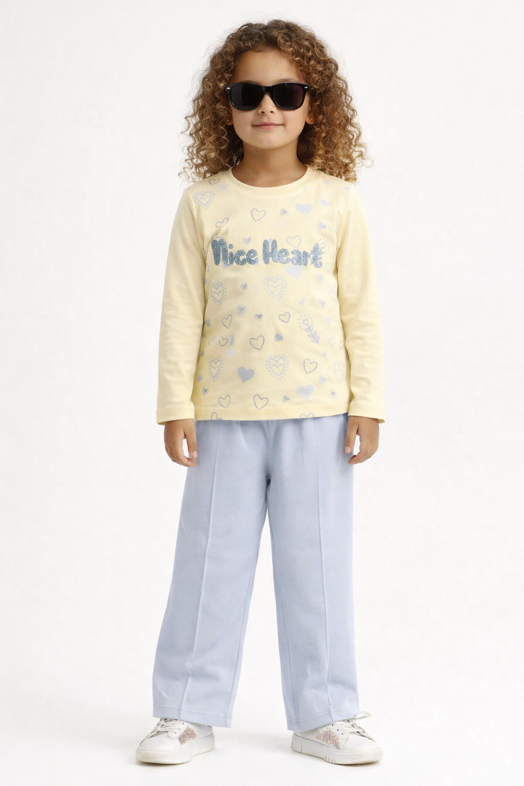 Lovely Heart Baby Set - Girl Suit