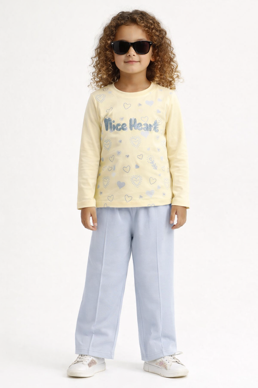 Lovely Heart Baby Set - Winter - Girl Suit