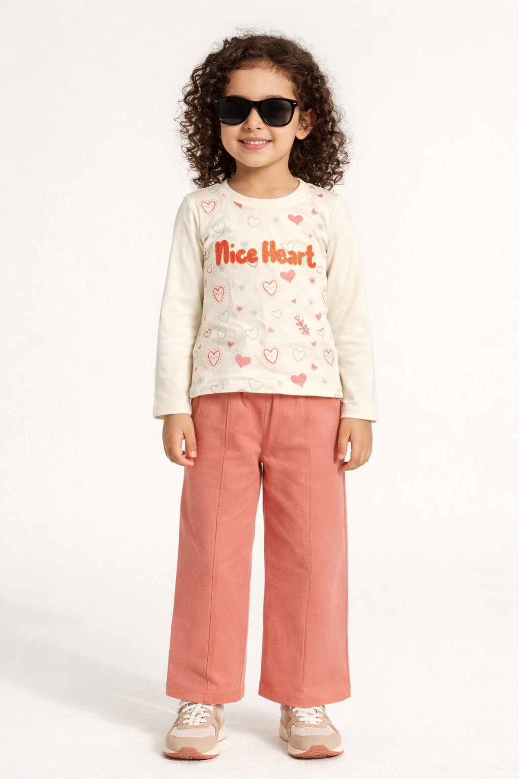 Lovely Heart Baby Set - Girl Suit