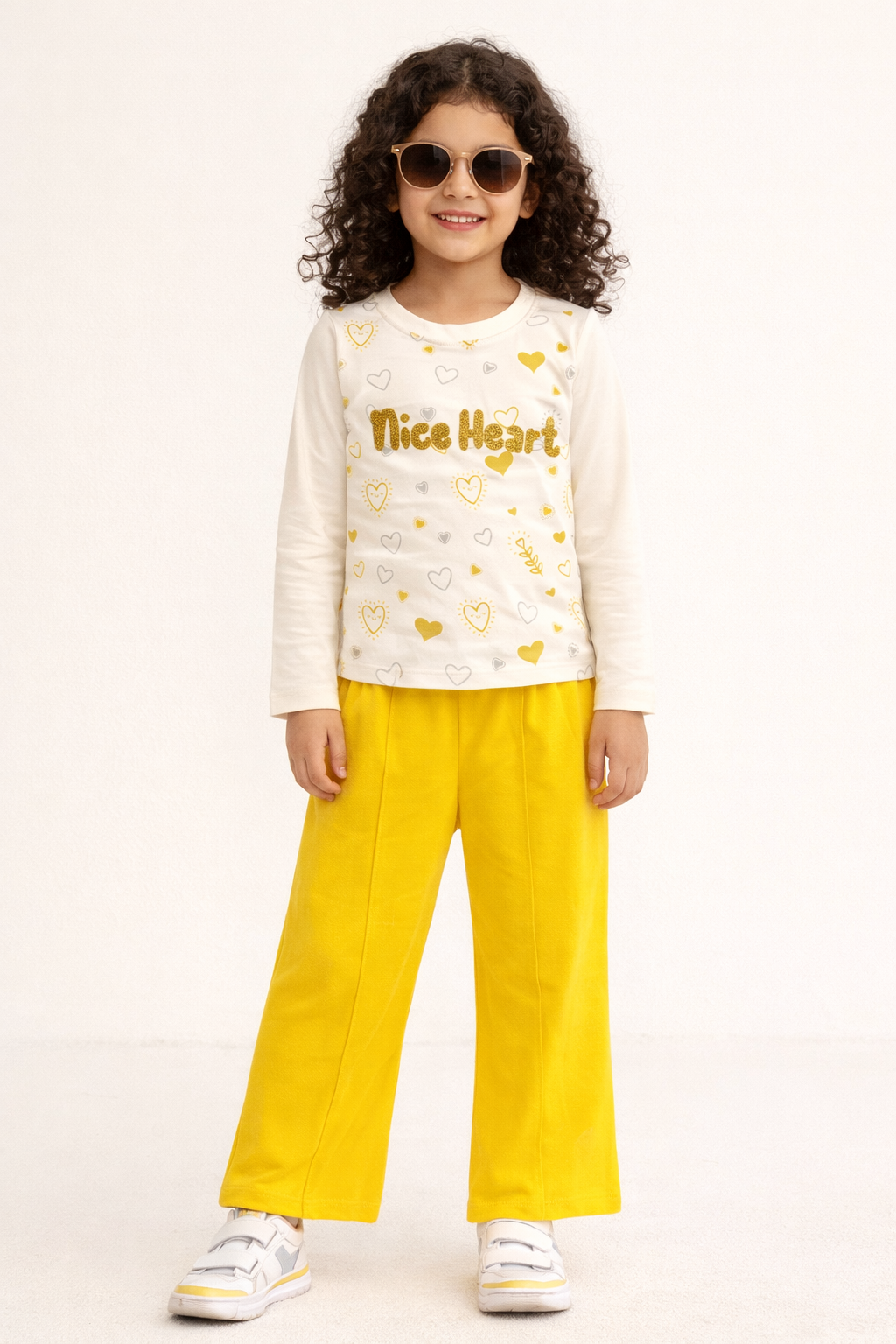 Lovely Heart Baby Set - Girl Suit